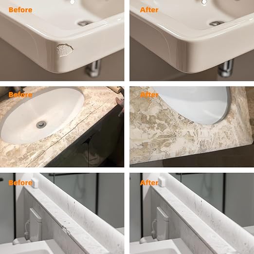 Granite and Quartz Countertop Chip Filler Repair Kit Tile & Fiberglass - Image 4