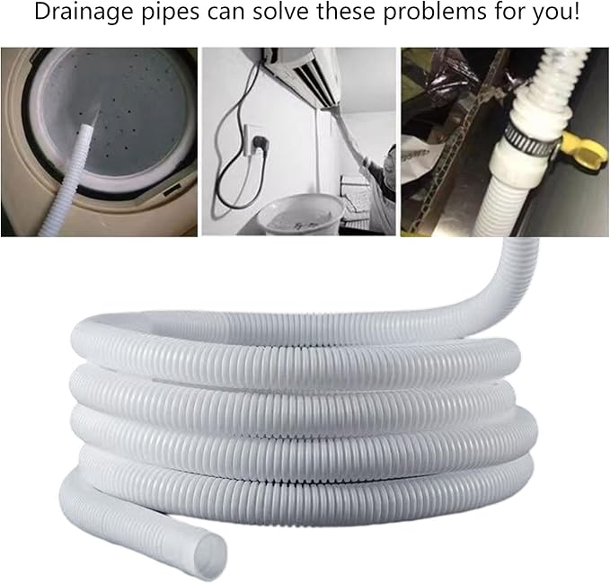 1. Fit Flexible Rubber AC Drain Hose Extension Leakproof Design - Image 8