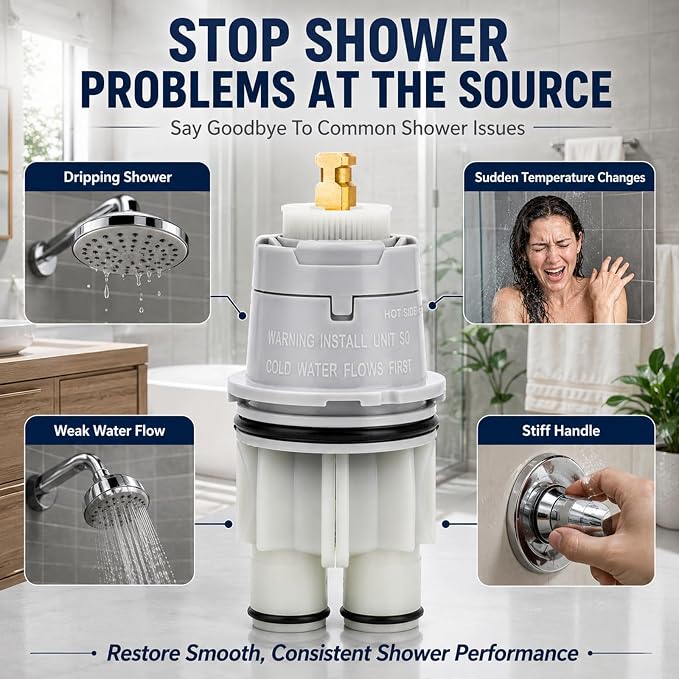 2 Pcs RP46074 Delta Shower Cartridge Compatible - Image 4