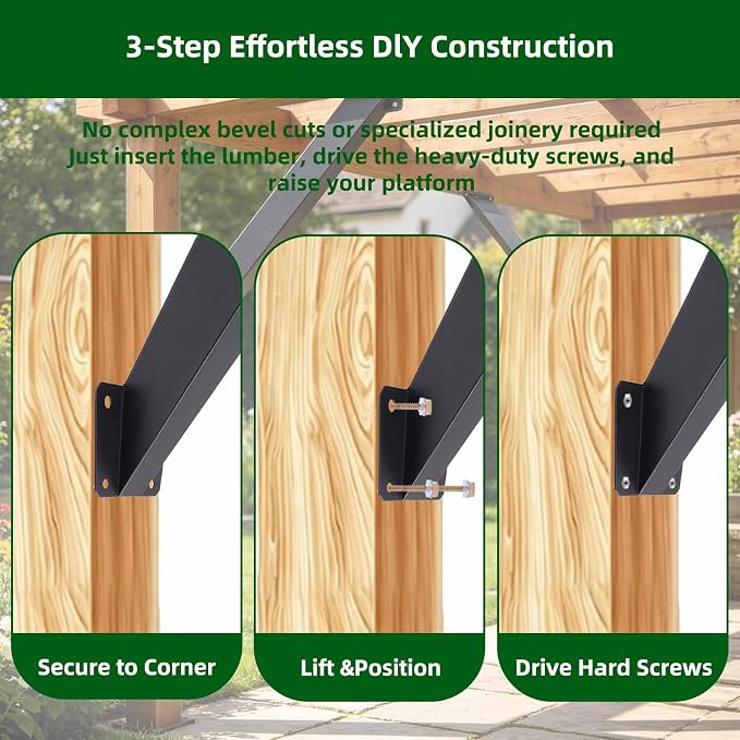 12Pcs 45 Degree Angle Bracket Support Kit - Image 5