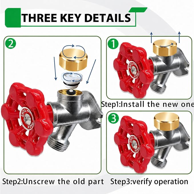 Gold Metal ASSE 1019-A Vacuum Breaker Check Valve Repair Kit, Anti-Siphon - Image 5