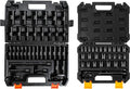 BOEN 1/2" & 3/8"Drive Deep & Shallow Impact Socket Set, 64 Piece Socket Set SAE by BOEN