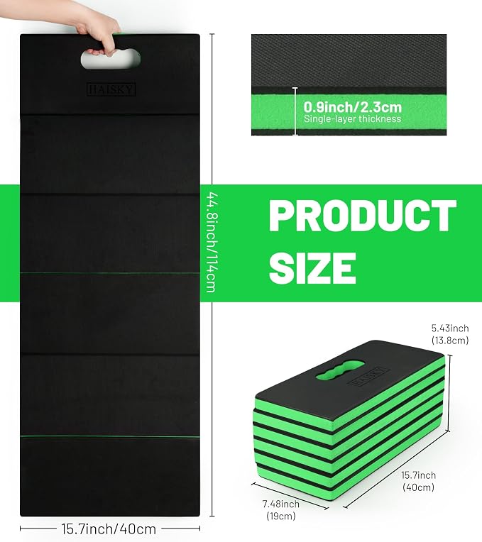 Foldable Mechanic Mat Kneeling Pad, 0.9" Extra Thick EVA Foam - Image 2