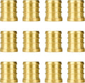 12-Pack 3/4 Inch PEX Plug End Cap Fittings | Brass by SUNGATOR