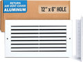 Fits 12x6 Hole | Aluminum Return Air Grille by Handua | Vent Cover Grill by Handua