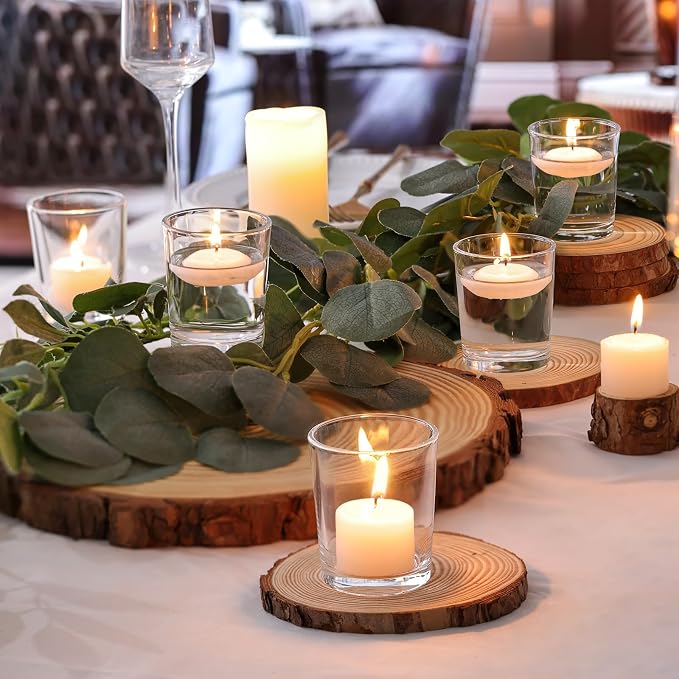 LETINE 72-Pack Votive Candle Holders, Reusable Durable Candle Votives - Image 9