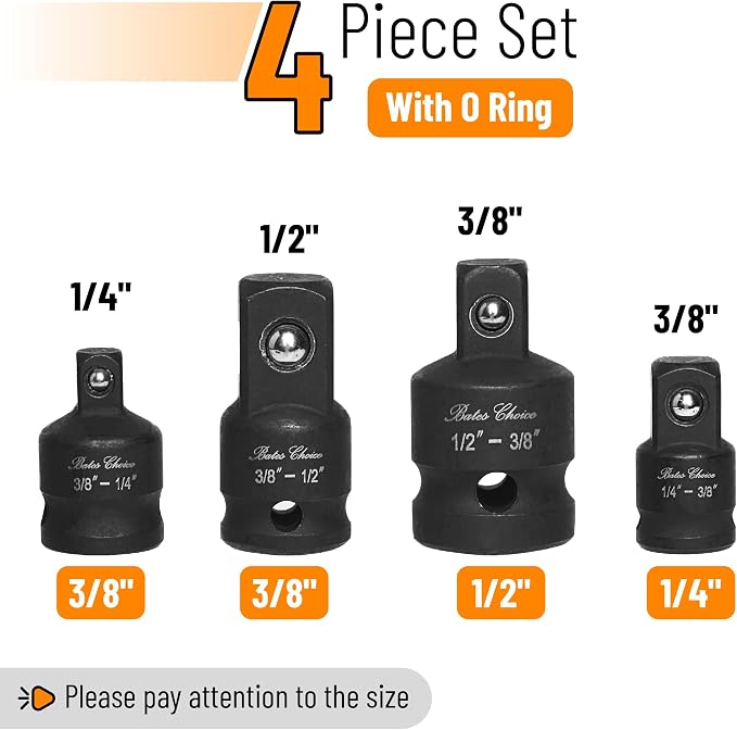 Bates Impact Socket Adapter and Reducer Set - Image 2