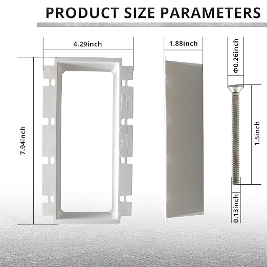 4-Gang Nonmetallic Outlet Box Extender, ETL Listed, 12 Pack | ETL Listed - Image 2
