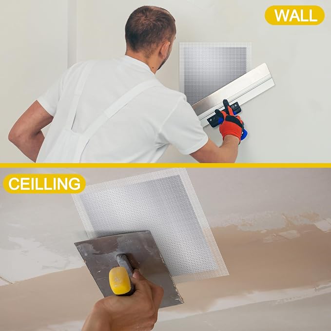Yaocom 4 Pcs 10 x10 Inch Drywall Repair Kit Self Adhesive Mesh Drywall Repair - Image 7