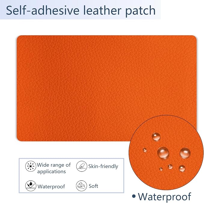 Self Adhesive Leather Repair Patch, 8×12 Inch Sofa Leather Repair Patch - Image 3