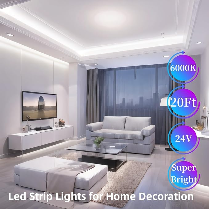 20ft/6M Led Vanity Mirror Lights Kit Vanity Make-up Mirror Full Length Mirror - Image 7