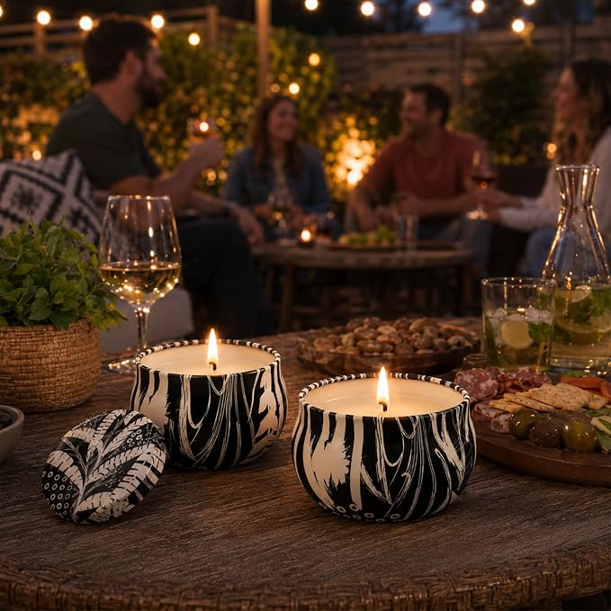 Citronella Candles Outdoor, 12 Pack Soy Wax Candle Set | 300-Hour Total Burn - Image 8