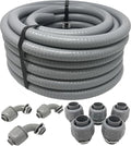 3/4-Inch Non-metallic Liquid-Tight Conduit and Connector Kit, 50 Foot Made in by Sealproof