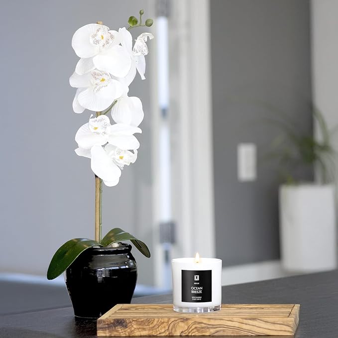 Lulu Candles | Citrus & Orange Blossom | Luxury Scented Soy Jar Candle | Hand - Image 5