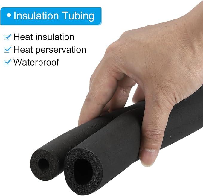 PATIKIL 1/4" ID x 6.6Ft x 0.51" Pipe Insulation Foam Tube, Pipe Cover Wrap Roll - Image 4