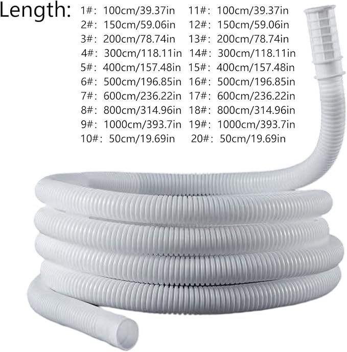 1. Fit Flexible Rubber AC Drain Hose Extension Leakproof Design - Image 8