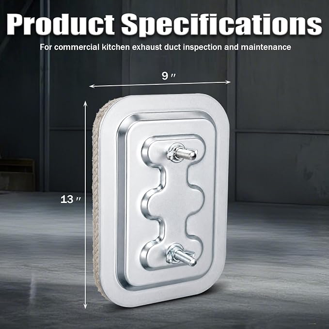 High Temperature Grease Duct Access Door 8" x 12"| - Image 3