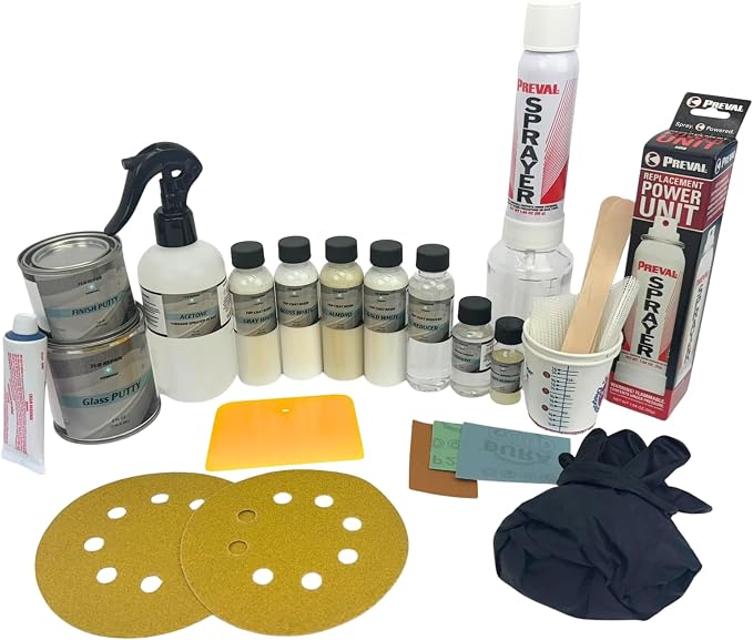 Tub Repair Kit with Color Match, Strong Fiberglass Repair kit, Repairs - Image 3