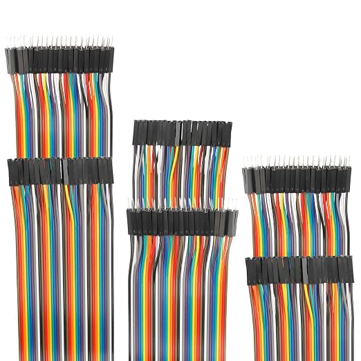 120pcs 20cm Dupont Wire Male to Female Breadboard Jumper Wires 7.9 inch by EDGELEC