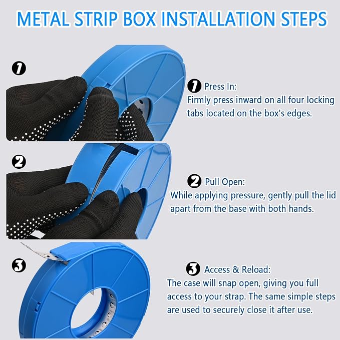 Galvanized Metal Pipe Strap 3/4" 32.8FT, 32-Gauge - Image 5