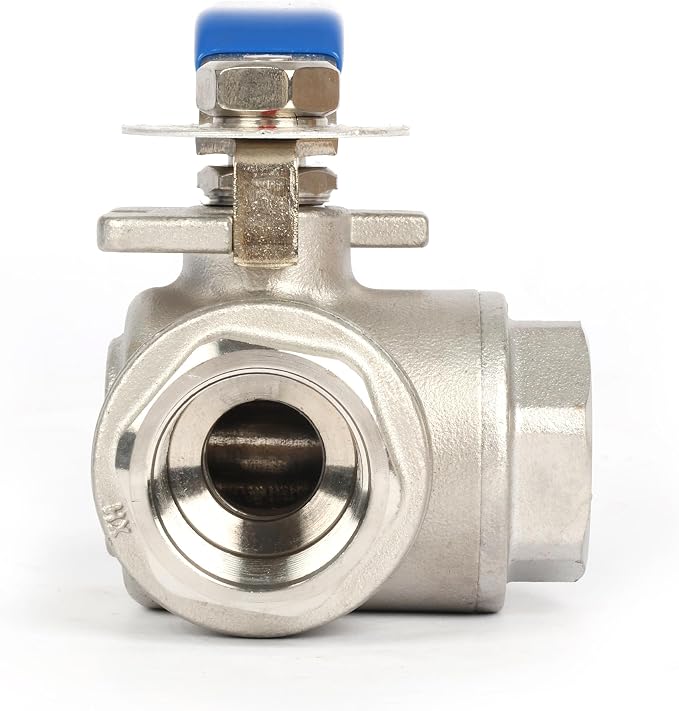 U.S. Solid 3/4" 3 Way Ball Valve - Image 4