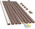 Yecaye Cord Covers for Wires on Wall, W0.95in H0.55in, Cherry | TV Cord Hider by Yecaye