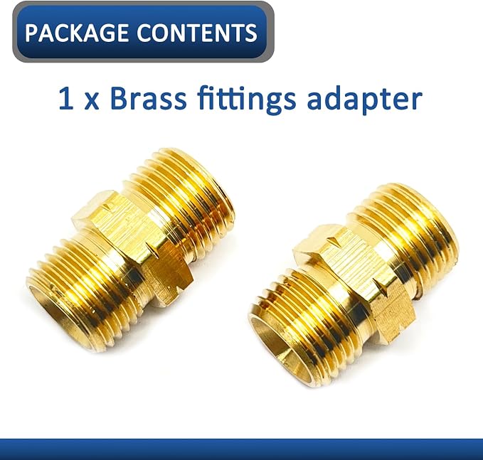 1 Pcs M16 x 1.5mm Male to M16 x 1.5mm Male Adapter, Welding Hose Coupler Adapte - Image 5