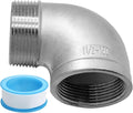 1 Pack Street Elbow, 90 Degree 1-1/2 Inch, Stainless Steel | Male and Female by Unknown
