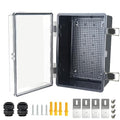 Electrical Junction Box, IP67 Waterproof Outdoor Box ABS Plastic Enclosure by Qukipet