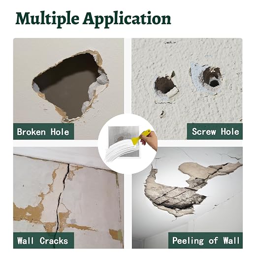 Drywall Repair Kit 12 x 12 Inch Drywall Patch Kit Large Hole Wall Patch Repair - Image 3