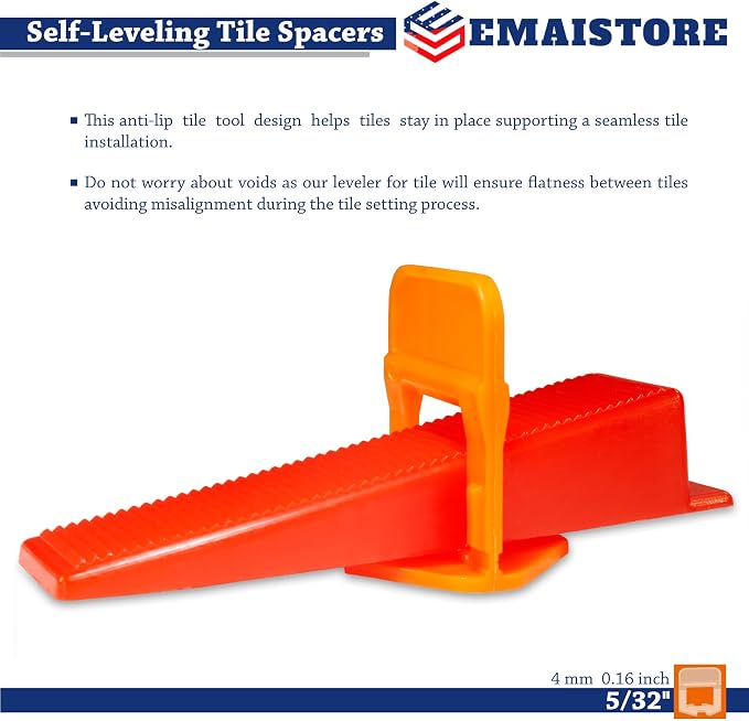Tile Leveling System – 300 Tile Spacers & 300 Reusable Wedges – Perfect - Image 5