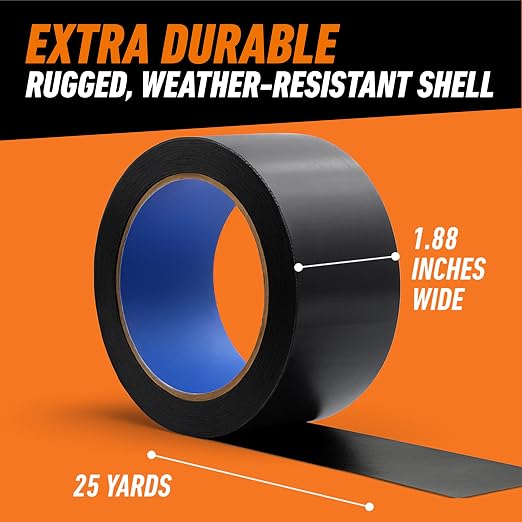 GORILLA All Weather Duct Tape, 1.88" x 25 yd | UV and Temperature Resistant - Image 6