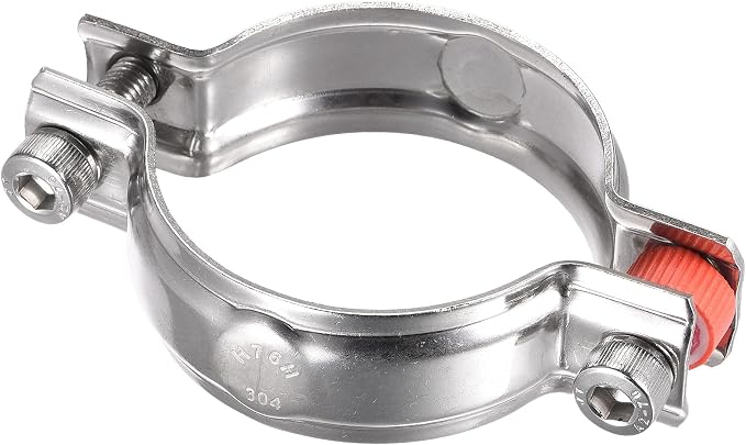 uxcell Wall Ceiling Mount Pipe Supports, 304 Stainless Steel Adjustable Pipe - Image 4