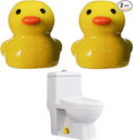 Yellow Duck Toilet Floor Bolt Caps, Ceramic Duck Toilet Bolt Covers by WANSHUNLMI