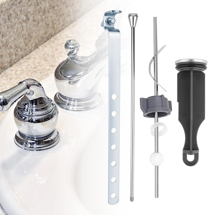 Universal Sink Drain Parts for Pfister PF0906, Lavatory Pop Up Stopper Assembly - Image 7
