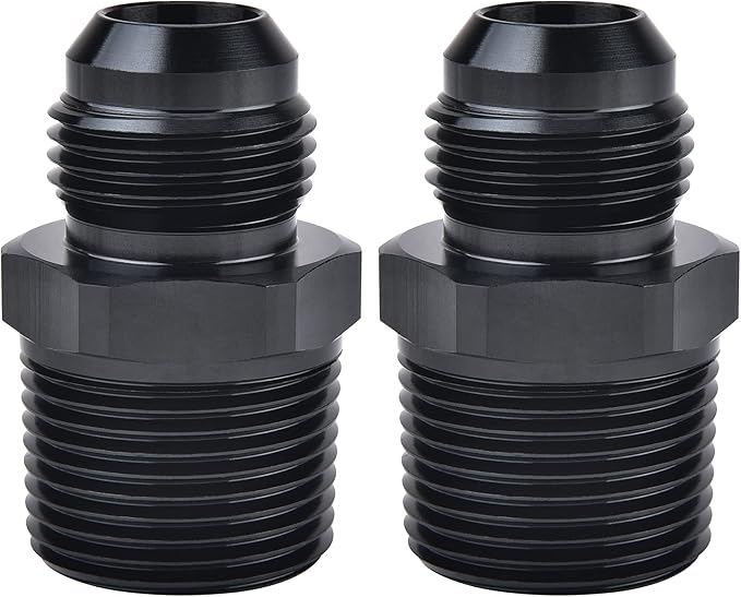 EVIL ENERGY 10AN Male Flare to 3/4" NPT Pipe Fitting Adapter Aluminum Straight by EVILENERGY