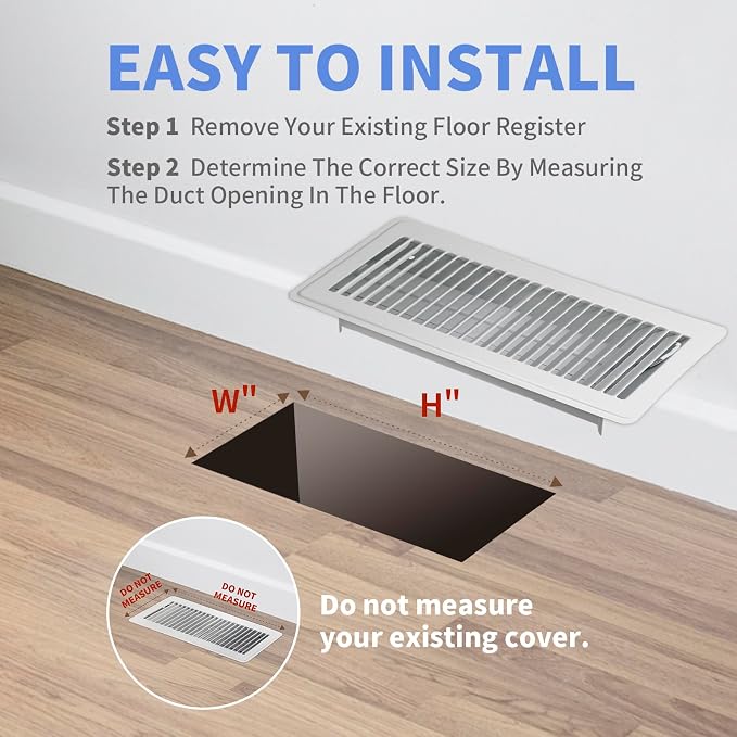 Howeall 4" x 12" Floor Register - Image 6