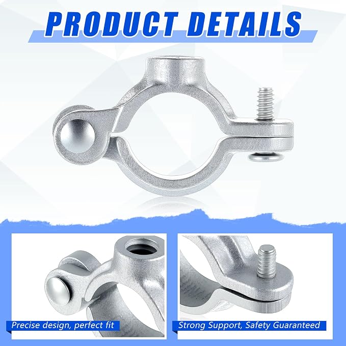1 Pack 1/2" Split Ring Pipe Hanger - Image 3