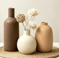 Large Ceramic Vase Set of 3 by CUCUMI