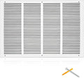 Fancat 24x16 Duct Opening | Steel Return Air Grille | Vent Cover Grill by SmarterAirBetterLiving