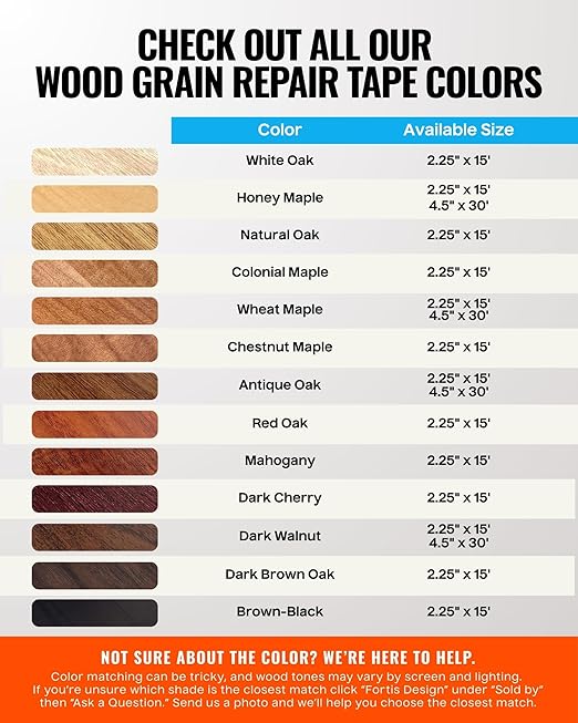 MATCH 'N PATCH Wood Grain Repair Tape - Image 3