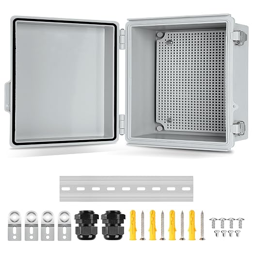 IP67 ABS Outdoor Electrical Junction Box Waterproof 13"×13"×5" | Weatherproof by JOISYOYA