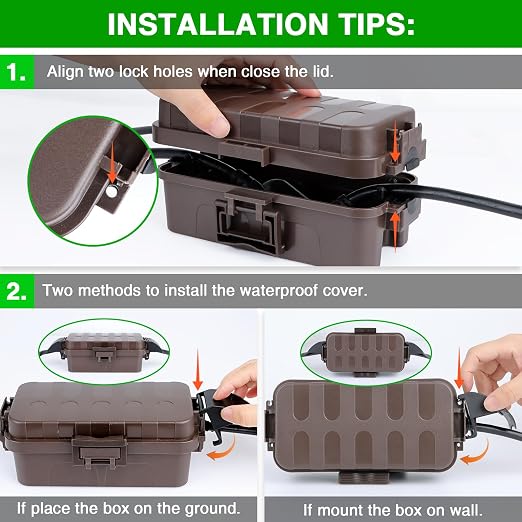 IP55 Small Outdoor Electrical Box Waterproof, - Image 8