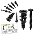 50Pc #8 Black Self Drilling Metal Drywall Anchors Heavy Duty and Screws kit | by ansoon