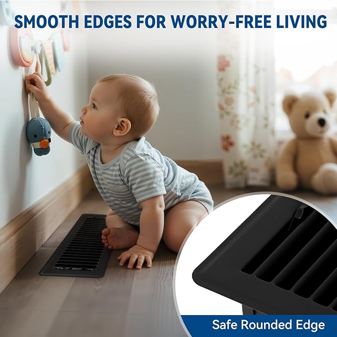4" x 12" Floor Register Vent Covers 2-Pack - Image 4