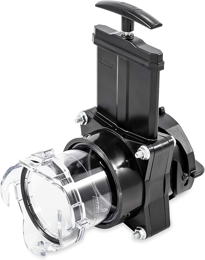 Camco 3" Gate Valve with 3.5" Clear Extension and Cap - Image 2