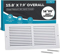 VOISEN Return Air Grille, Fits 14x6 Duct Opening, Steel Return Vent Cover by VOISEN