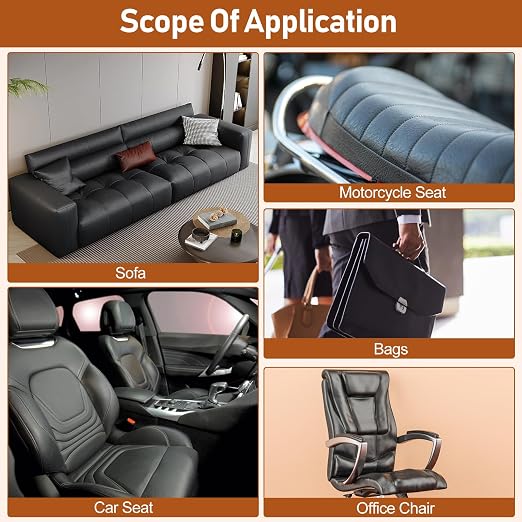 Leather Repair Patch 8x11 inch 2 Pcs, Self Adhesive Vinyl Repair Patch Kit - Image 6