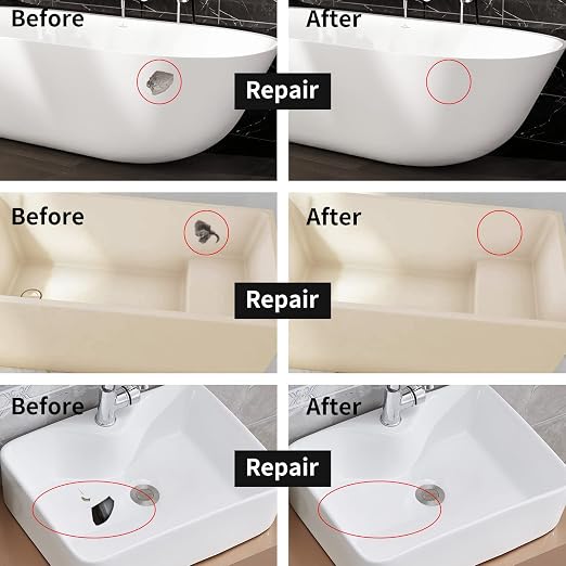 Tub and Fiberglass Shower Repair Kit, Porcelain Repair Kit | Porcelain Sink and - Image 2