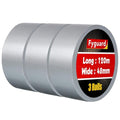 3Pack Silver Duct Tape 2IN x 132Yd Total Heavy Duty Waterproof Tape | All by Fyguard